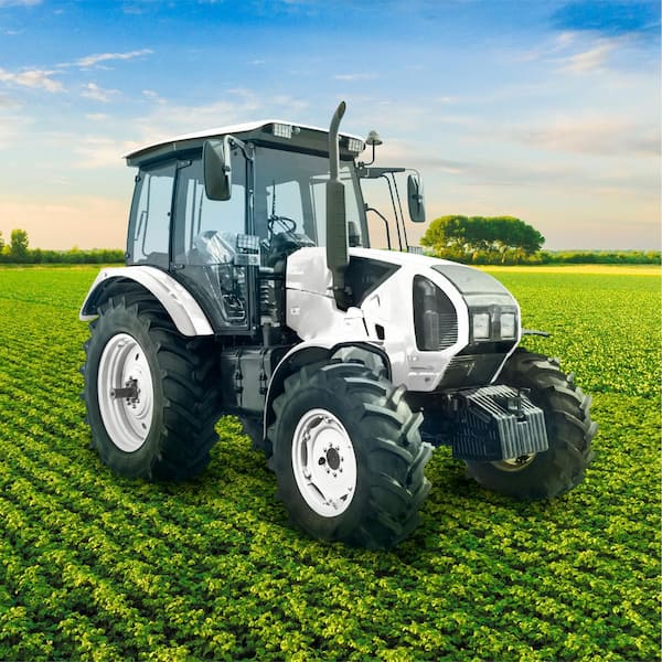 1 gal. Farm Equipment Gloss White Enamel Paint (2-Pack)