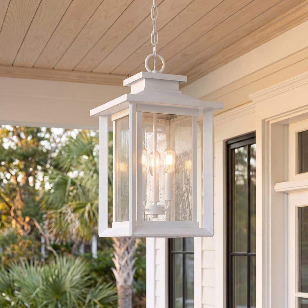 Quoizel Wakefield 1-Light White Outdoor Pendant Light WKF1911W