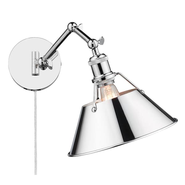 Golden Lighting - Orwell 9 in. Chrome Sconce