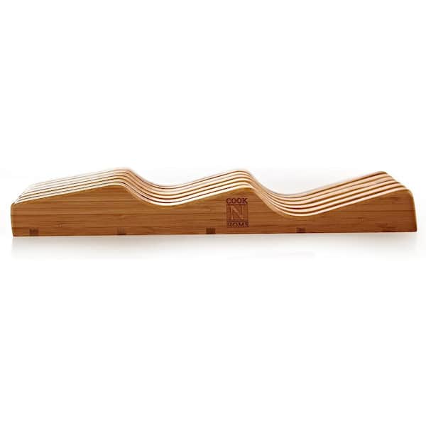 Elevate™ Steel Knife Set with In-drawer Bamboo Storage Tray