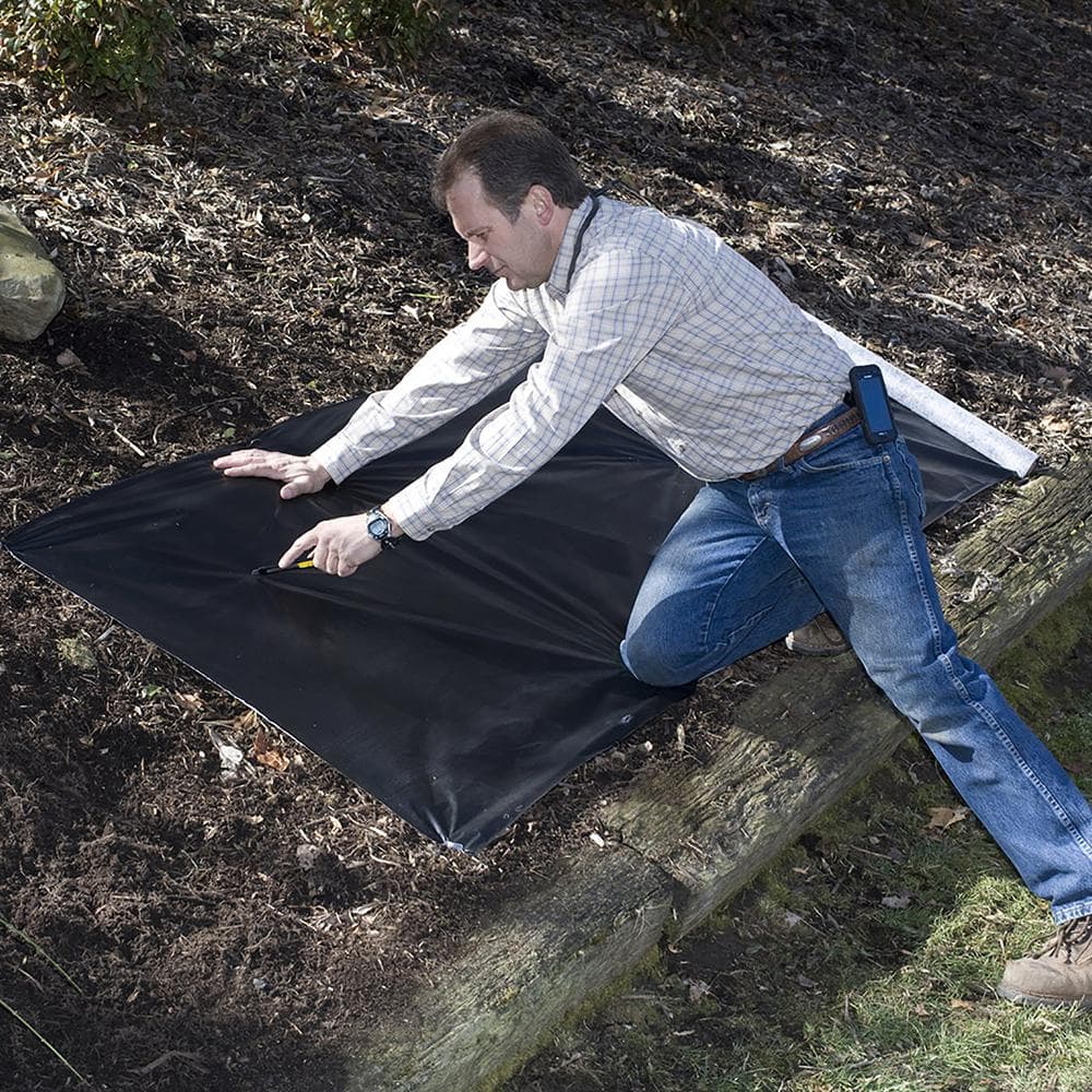 Heavy-Duty Black Polypropylene Landscape Fabric 3' x 100'