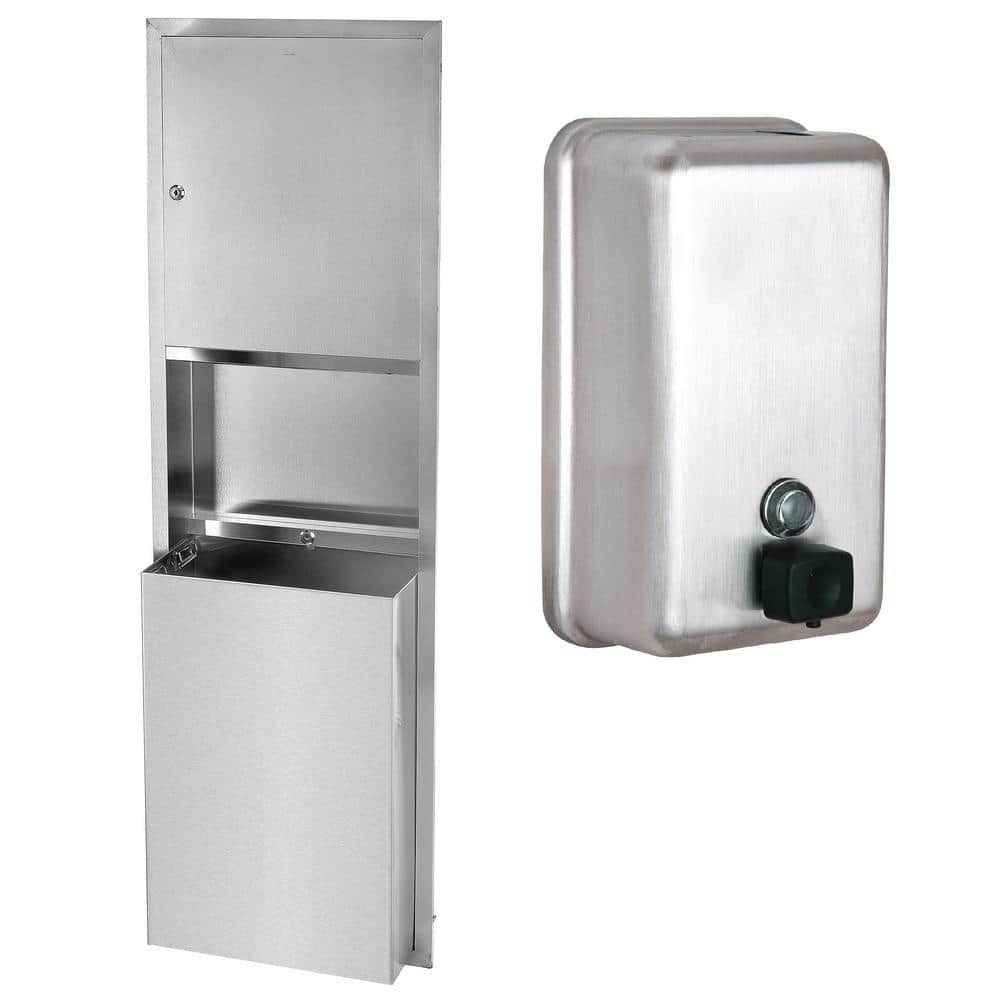 Wall Mounted Soap Dispenser Kit - 2 Gal. + Stainless Steel Dispenser -  Bundle Kit