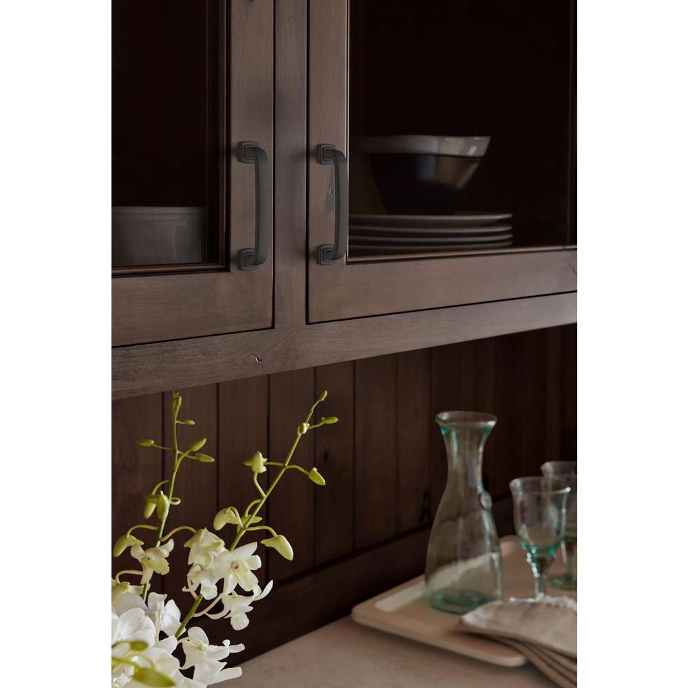 Matte Black Steel Cabinet Bar Pull with Mounting Hardware