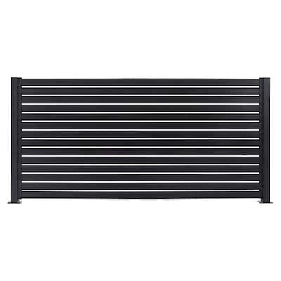 Black - Metal Fence Panels - Metal Fencing - The Home Depot