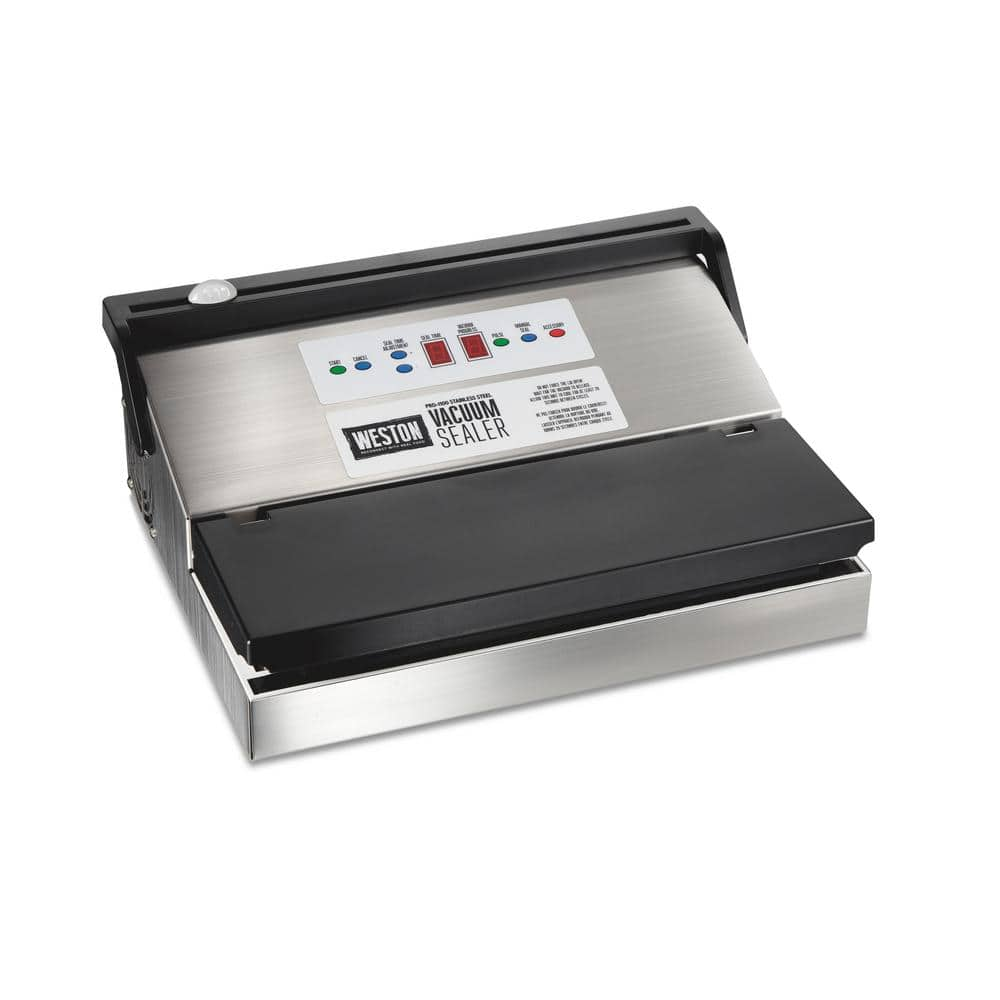 Weston Pro-1100 Programmable Black and Stainless Steel Food Vacuum Sealer