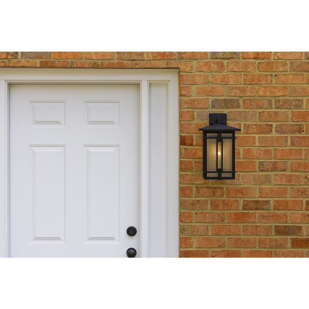 HINKLEY Tucker Medium 1-Light Museum Black Outdoor Wall Lantern