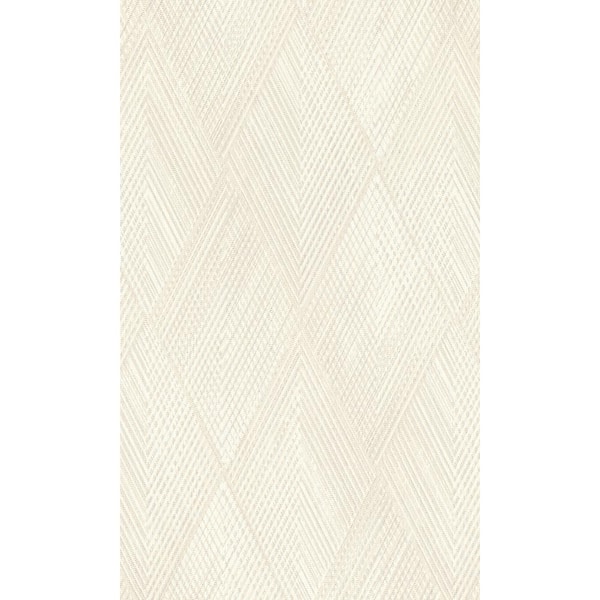 Walls Republic White, Silver Playful Textured Geometric Printed Non-Woven Paper Nonpasted Textured Wallpaper 57 Sq. Ft.