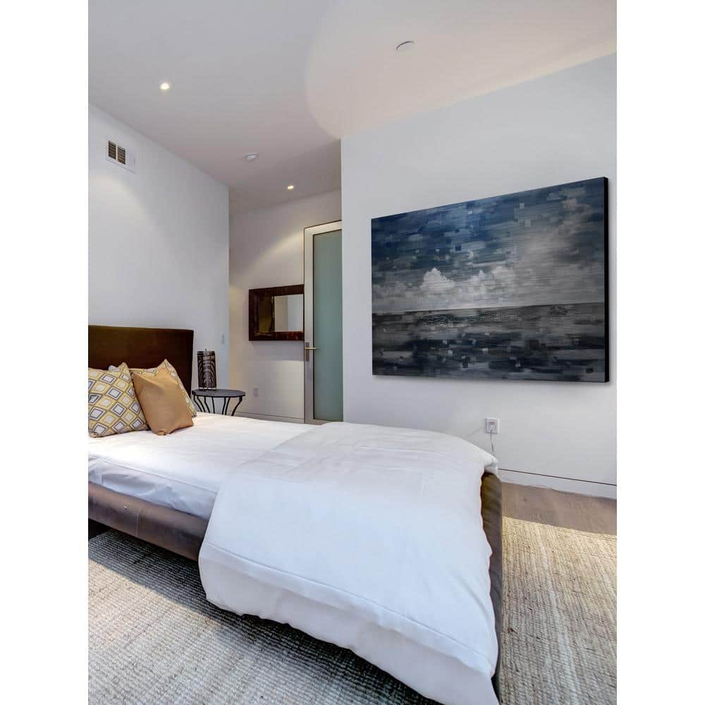 12 in. H x 18 in. W Penzance by Parvez Taj Printed Brushed Aluminum Wa
