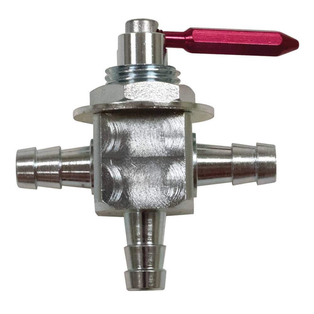 HUSWELL Two-Way 1/4 Fuel Shut Off Valve for Exmark Hustler 1-633347 745059 Scag 482212 with Fuel Line 