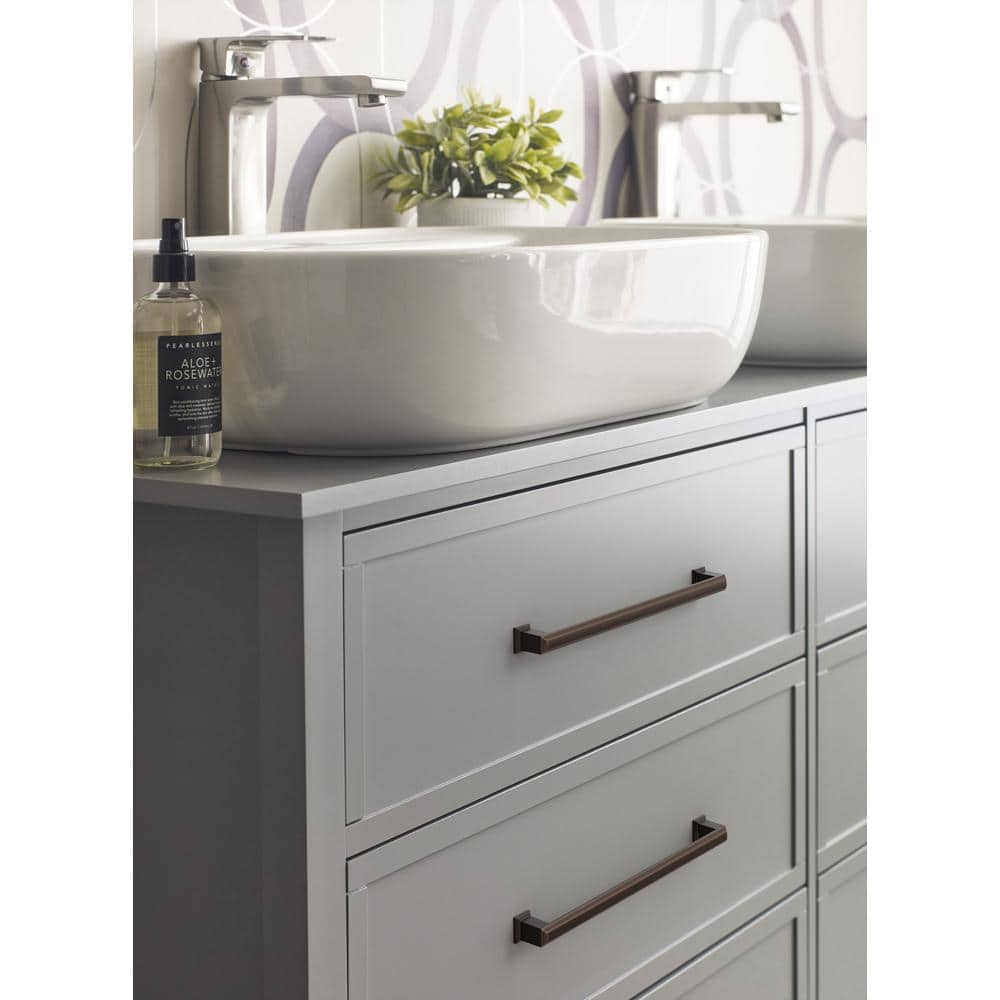 Oil-Rubbed Bronze 10-1/16 Inch Modern Cabinet Bar Pull