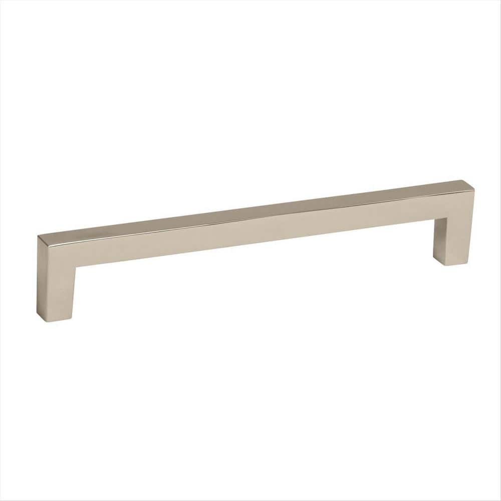 Monument 6-5/16 in. (160mm) Modern Polished Nickel Bar Cabinet Pull