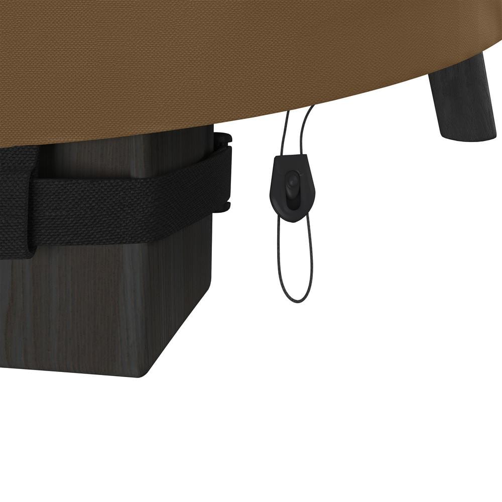 Beige Heavy-Duty Waterproof Outdoor Couch Cover 76"