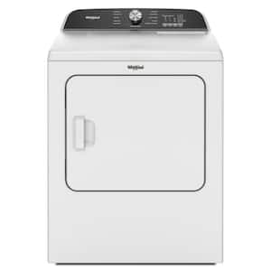 7.0 cu.ft. vented Front Load Electric Dryer in White
