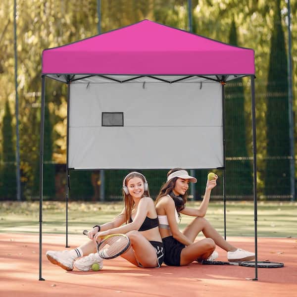 EAGLE PEAK 6 ft. x 4 ft. Instant Pop Up Canopy with Sun Wall