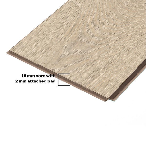 King's Cottage Oak 12 mm T x 7.6 in. W Waterproof Laminate Wood Flooring (16 sqft/case)
