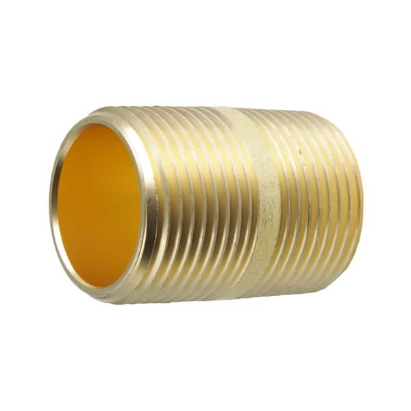 Everbilt 3/4 in. x 1-1/2 in. MIP Brass Nipple Fitting