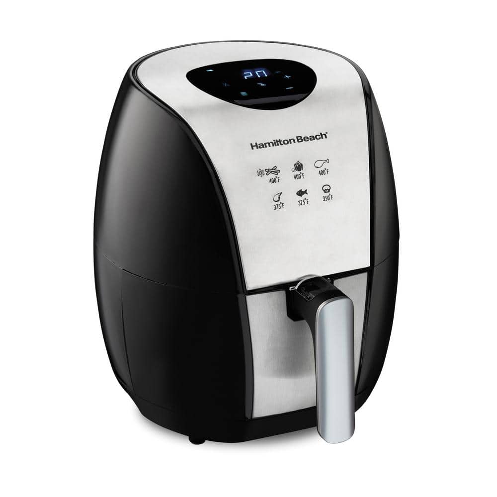 Moosoo 2 Quart Small Air Fryer, Compact Mini Air Fryer with Adjustable  Temp/Time Control, Touchscreen 