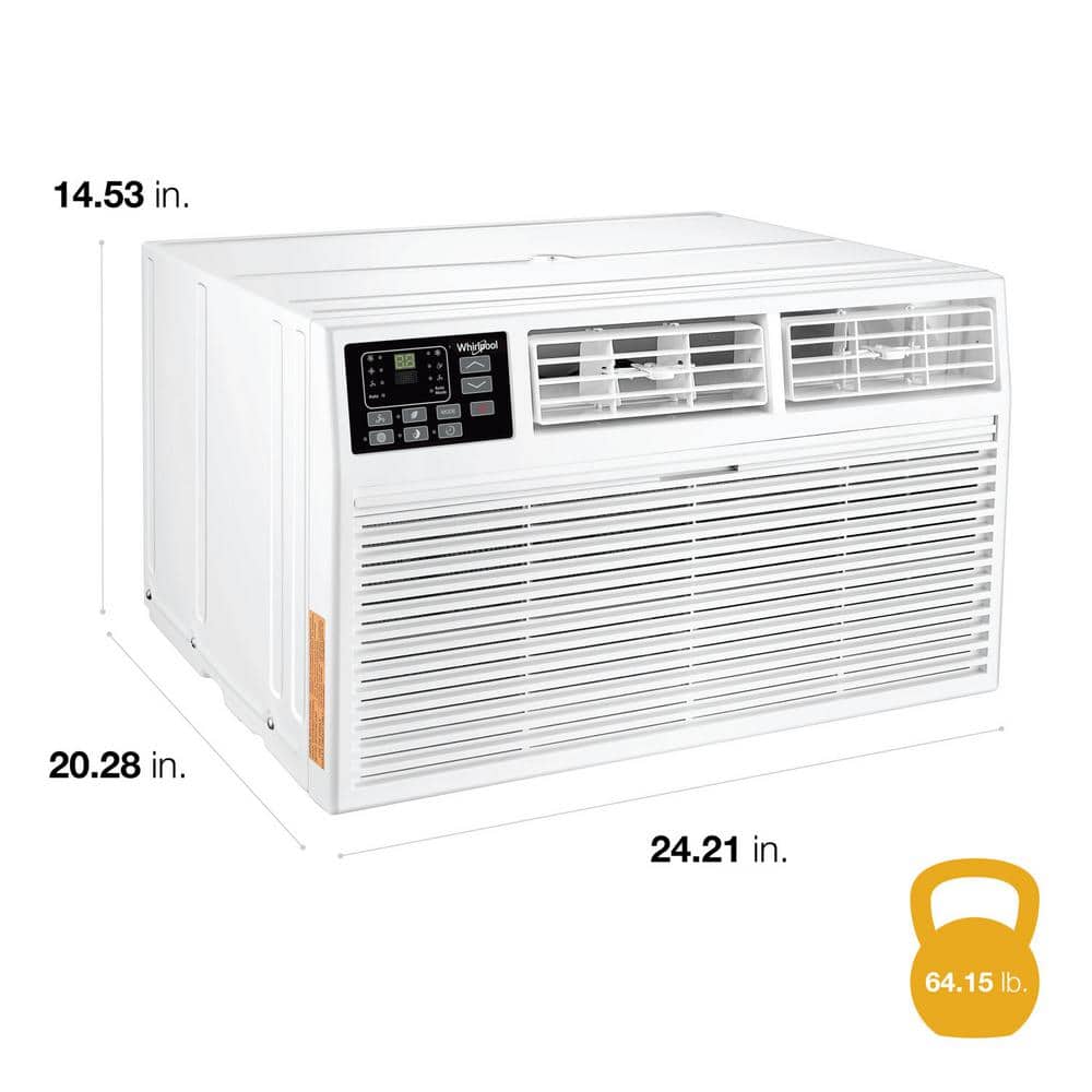 Whirlpool 10,000 BTU White Wall Air Conditioner with Remote