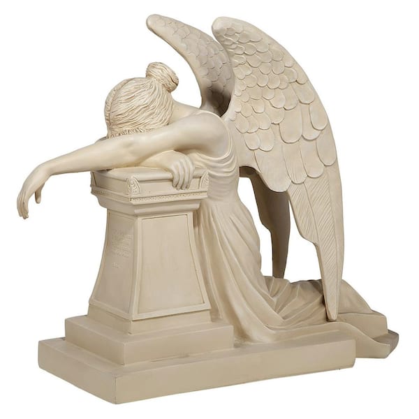 Design Toscano 24 in. H Angel of Grief Monument Estate Statue