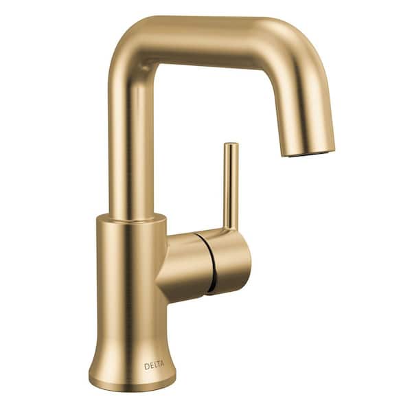 Trinsic Single Handle Single Hole Bathroom Faucet with Drain Kit Included in Champagne Bronze