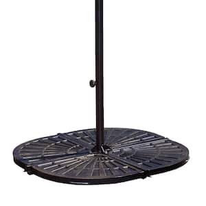30 lb. Resin Patio Umbrella Base Weights in Bronze (Set of 4)
