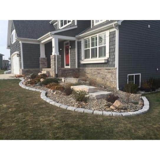 Nantucket Pavers Cobblestone 10 in. x 7 in. x 4 in. Granite Gray Edger Kit (50 pieces per pallet) Nantucket Pavers Cobblestone 10 in. x 7 in. x 4 in. Granite Gray Edger Kit (50 pieces per pallet)