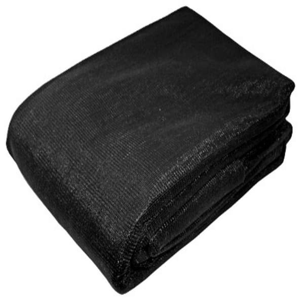 12 ft. x 24 ft. Black 6.8 oz. GSW 75% Shade UV and Tear Resistant Breathable General Purpose Mesh Shade Tarp
