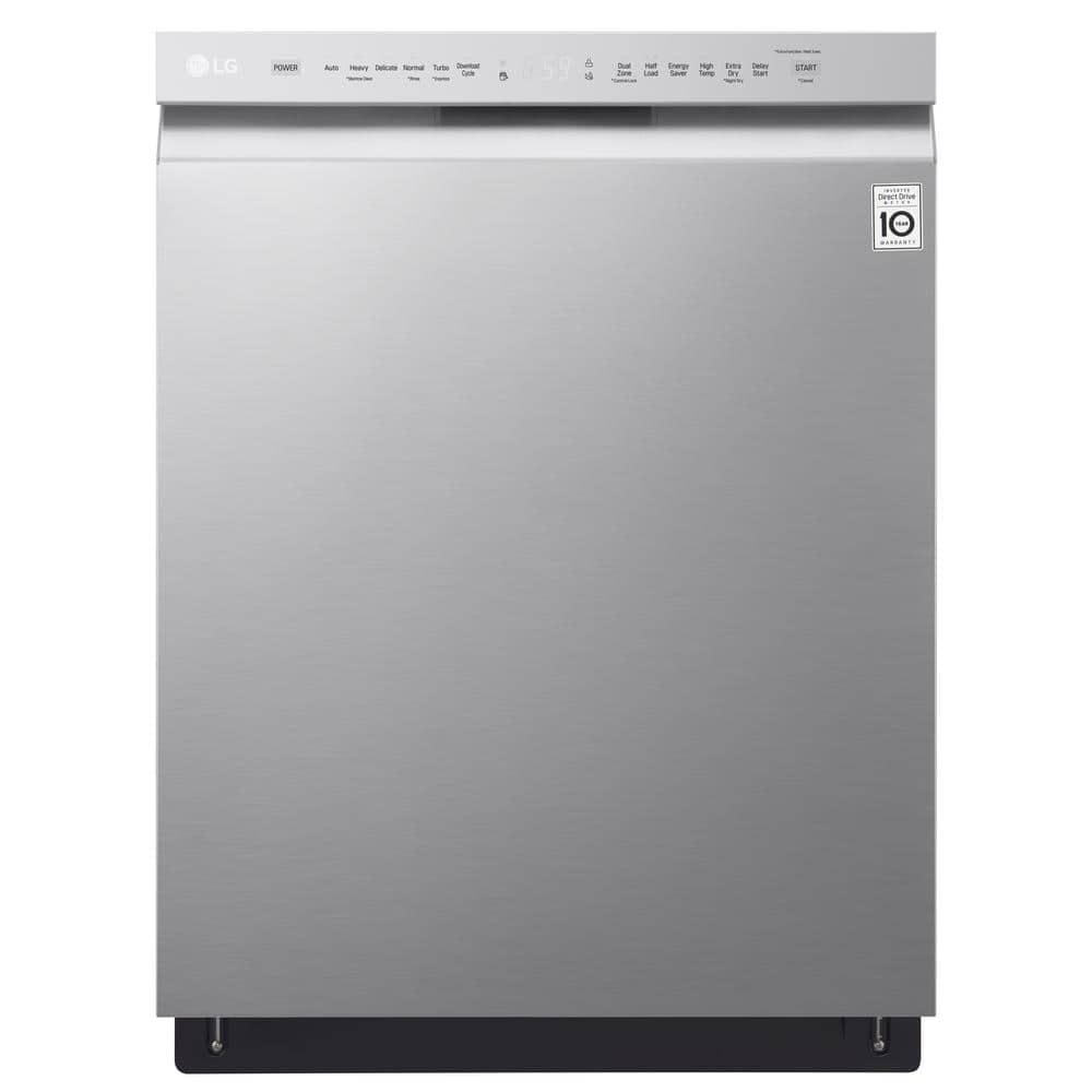LG 24 in. PrintProof Stainless Steel Front Control Built-In Tall