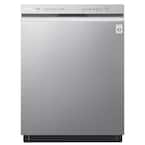 24 in. PrintProof Stainless Steel Front Control Built-In Tall Tub Dishwasher with Stainless Steel Tub, QuadWash, 48 dBA