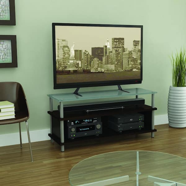 Table Top Universal TV Stand With Screws For 27"-50" Entertainment Center 
