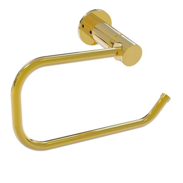 Clearview Collection Euro Style Free Standing Toilet Paper Holder - Unlacquered Brass / Twisted - Allied Brass