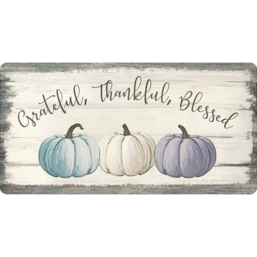 StyleWell Grateful Thankful Blessed 20 in. x 39 in. Comfort Mat ...