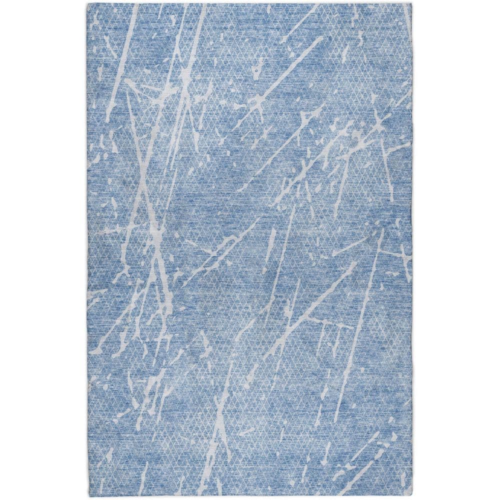 Dream Shag Premium Machine Washable Abstract ADS628 Blue 9 ft. x 12 ft. Area Rug price history on PriceWatchPro