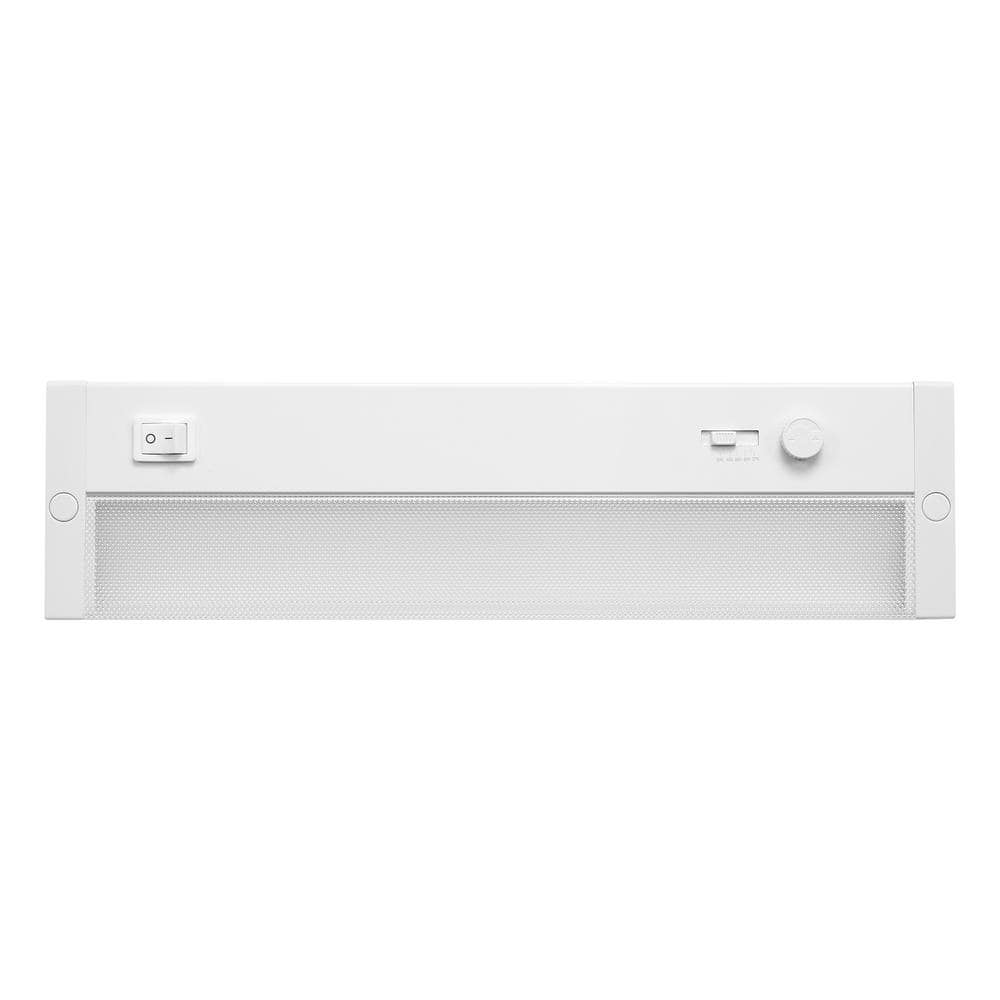 12" White Metal LED Dimmable Under Cabinet Light