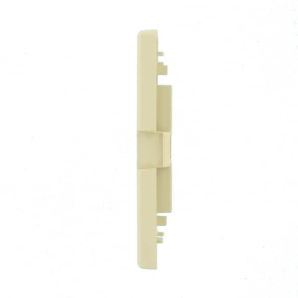 Leviton White 1-Gang Audio/Video Wall Plate (1-Pack) 49910-SI2