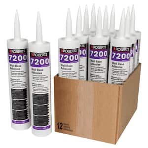 7200 11 fl. oz. Wall and Cove Base Adhesive in Cartridge Tube (12-Pack)