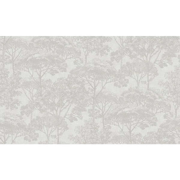 Advantage Teatro White Trees Wallpaper Sample