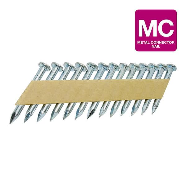 Grip-Rite 1-1/2 in. x 0.148 in. 33° Paper Collated Exterior Galvanized Hardened Smooth Shank Joist Hanger Nails 1000 per Box