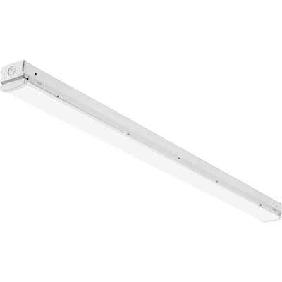MNSS 48 in. 64-Watt Equivalent Integrated LED White Strip Light Fixture 4000K