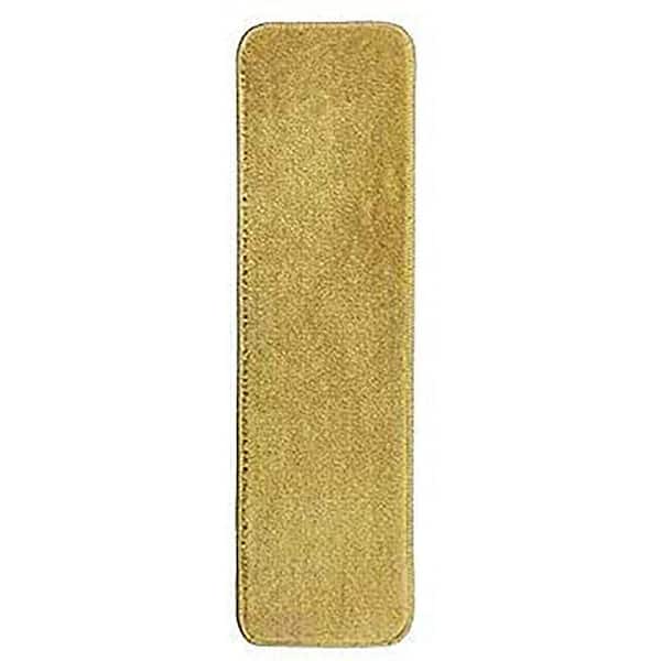 RugStylesOnline Comfy Collection Dark Cream 8 ½ inch x 30 inch Indoor Carpet Stair Treads Slip Resistant Backing 1 Piece