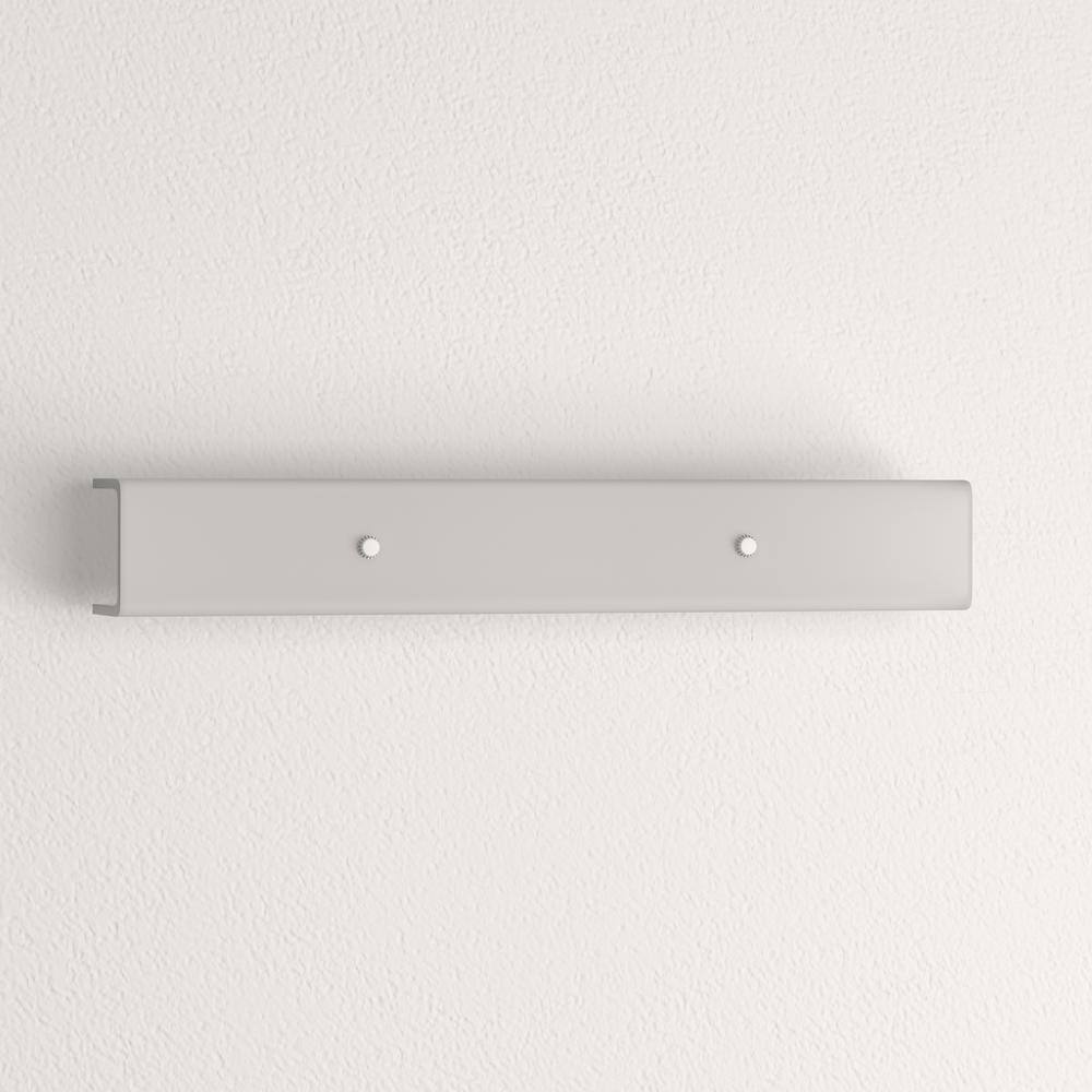 White Glass Four-Light Bath Vanity Light Fixture