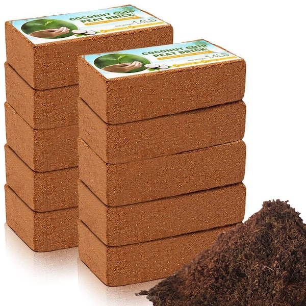 14 lb. 2.7 cu. ft. Organic Coco Coir Brick Soil Amendment for Root