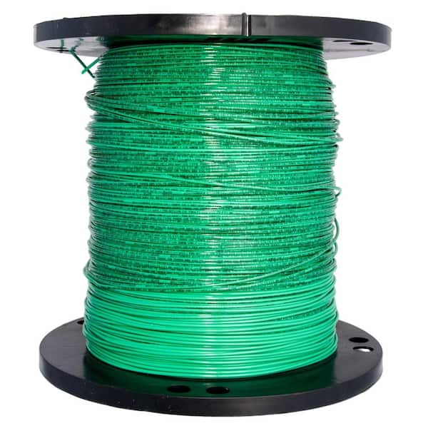 Southwire 2500 ft. 14 Green Stranded CU THHN Wire