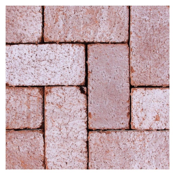 Unbranded Mission Split 8 in. x 4 in. x 1.63 in. Tumbled Clay Cabrillo Paver