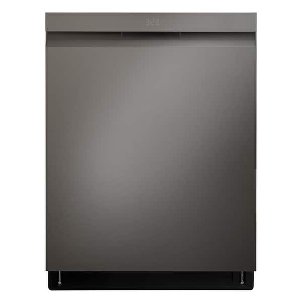 トップス lg LG 24 in. PrintProof Black Stainless Steel Top Control Smart