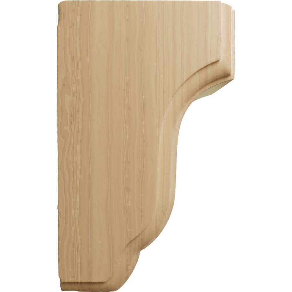 4.5-Inch Unfinished Cherry Wood Architectural Corbel