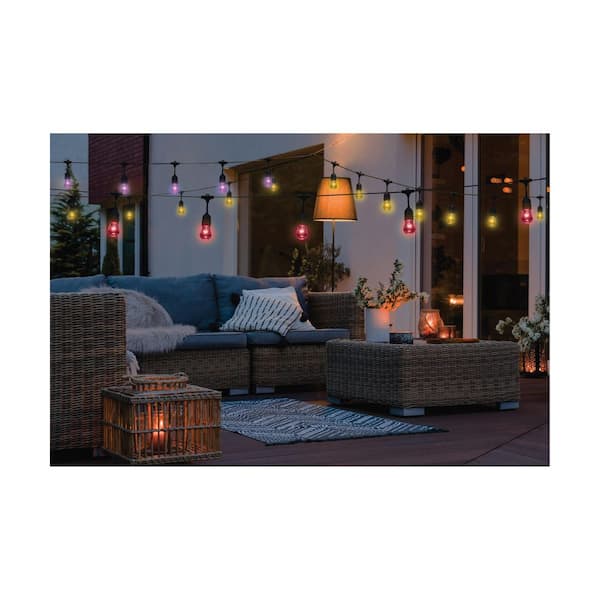 Starfish 15 Light 48 ft. Indoor/Outdoor Plug-in Integrated LED Globe String-Light RGB and Tunable White