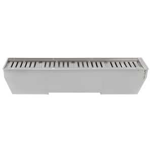 Fascinator 60 in. Stainless Steel Recessed Insert Range Hood with Baffle Filters, 900 CFM Ducted