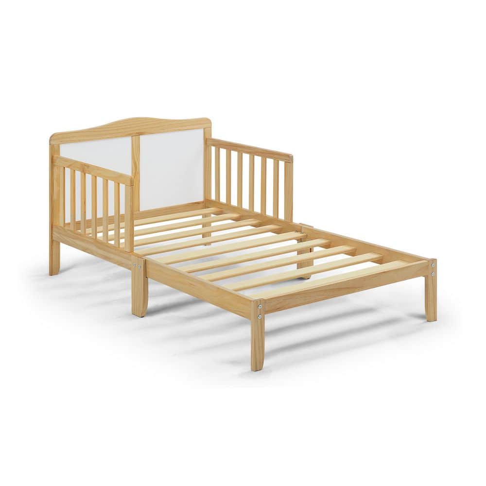 Natural Brown Twin Bed Frame Toddler Bed