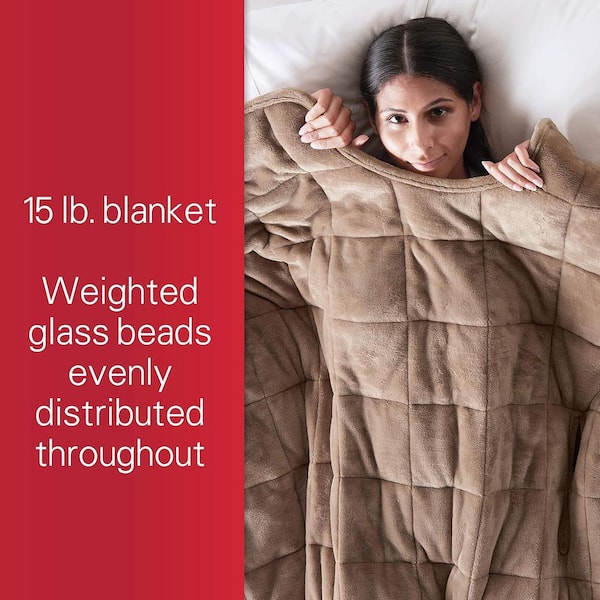 Glass Beads Lb Weighted Blanket Walmart Walmart 15 Lb Weighted